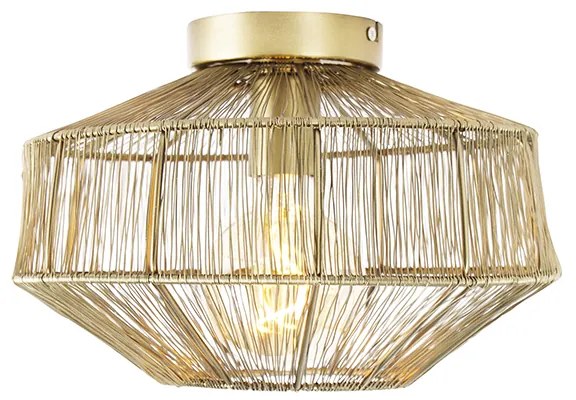 Plafoniera moderna in ottone 30 cm - Bolti