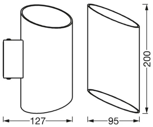 Ledvance - Applique LED dimmerabile SMART+ CYLINDRO LED/12W/230V Wi-Fi
