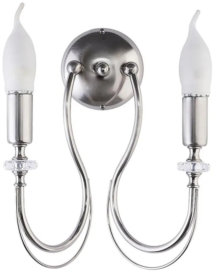 Jupiter 1690 - Applique MELANI 2xE14/40W/230V argento