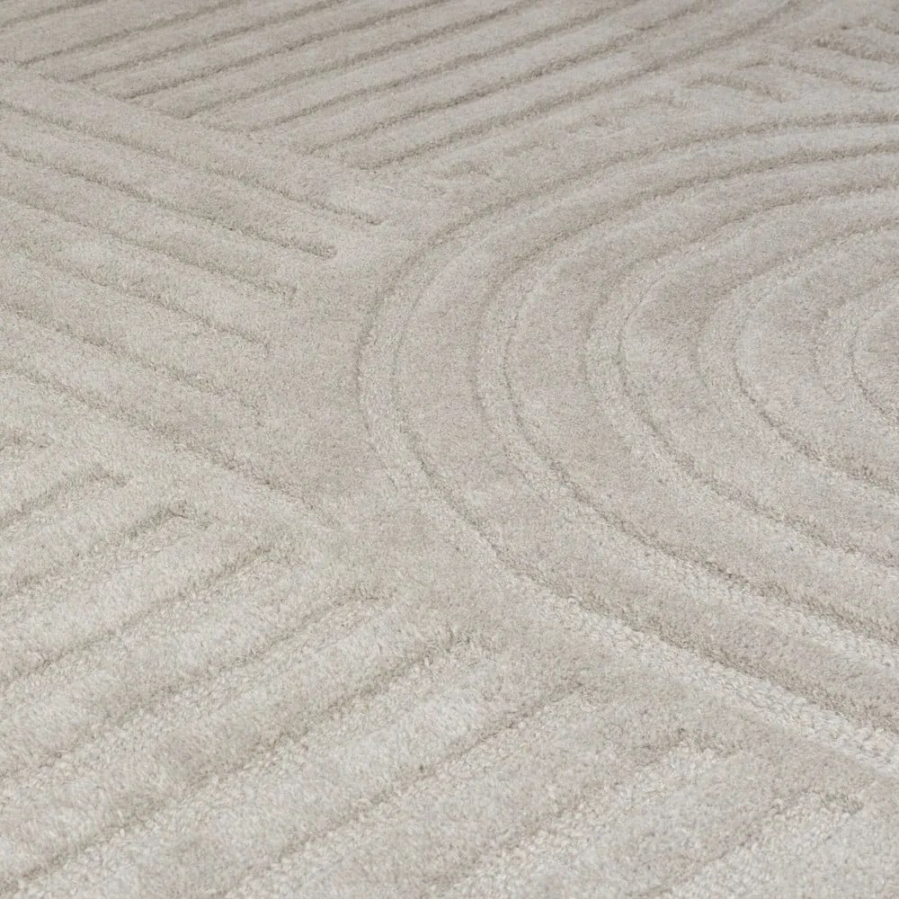 Tappeto in lana grigio 120x170 cm Zen Garden - Flair Rugs