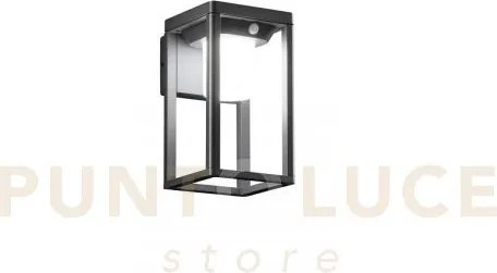 Applique led kyoto antracite 2,5w 300lm 4000k con pannello solare e...