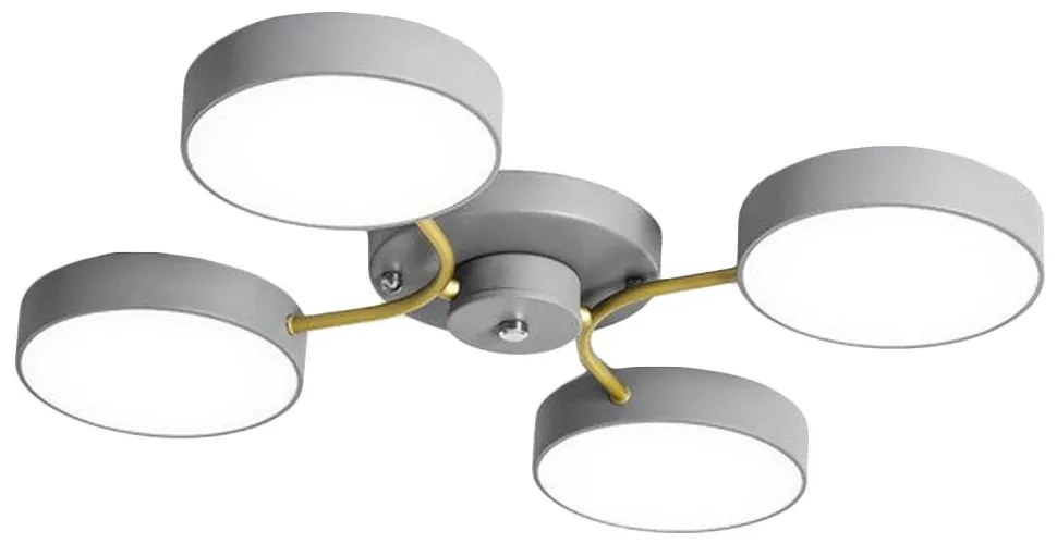 LAMPADA DA SOFFITTO GREY/GOLD APP531-4C