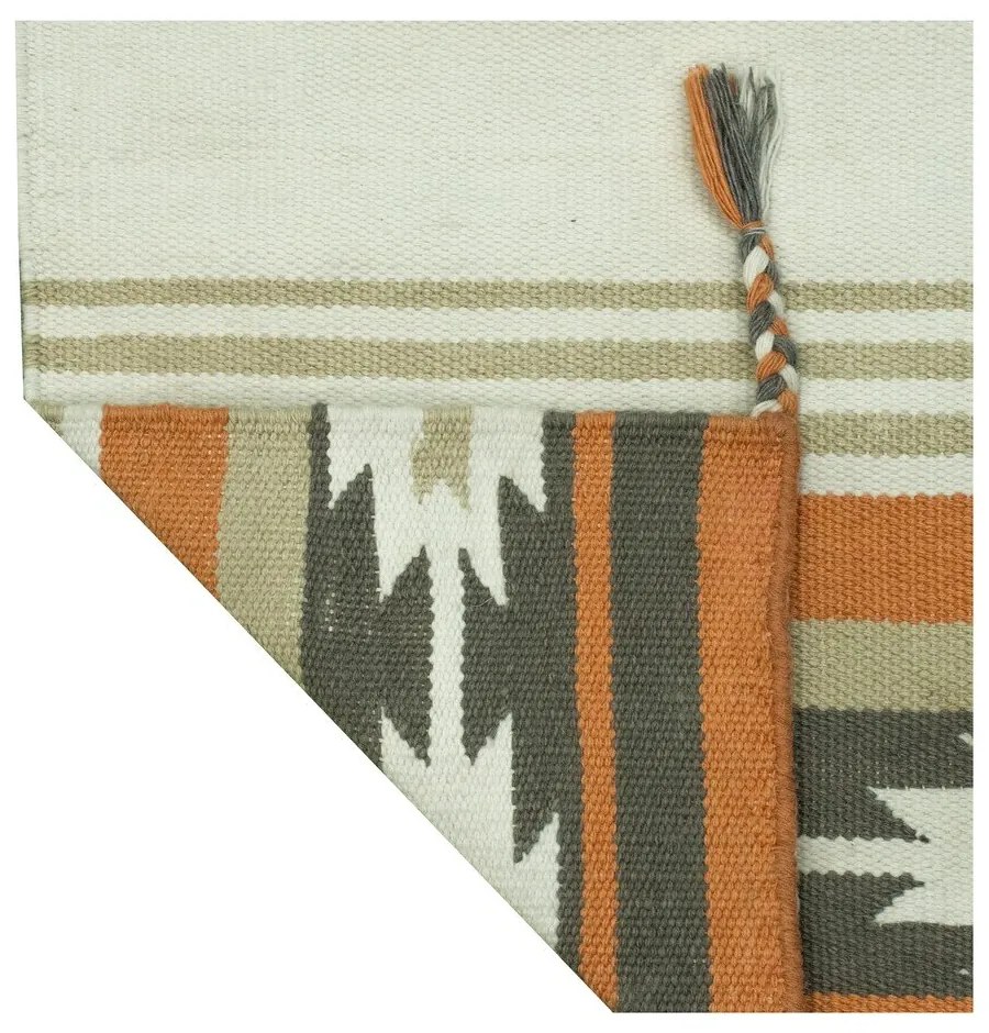 Tappeto reversibile per esterni in plastica riciclata , 90 x 150 cm Aztec - Green Decore