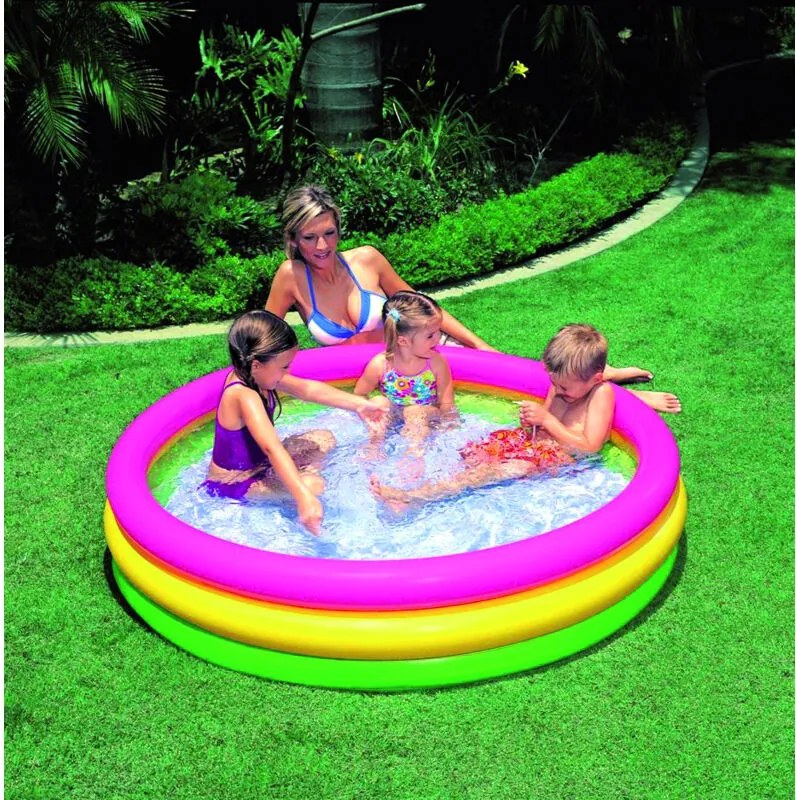 Intex PISCINA TONDA 3 ANELLI cm. 114x25 h (lt. 131) 2.00 pz