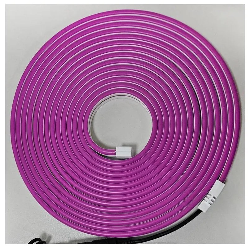LED Striscia flessibile NEON LED/10W/230V 5 m IP65 viola