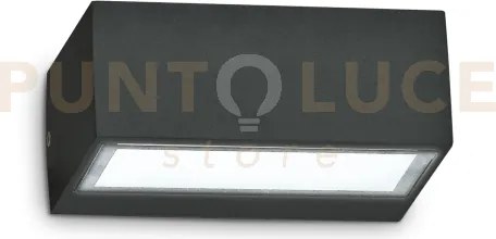 Twin applique da esterno ip44 doppia emissione 1 luce attacco g9 nero