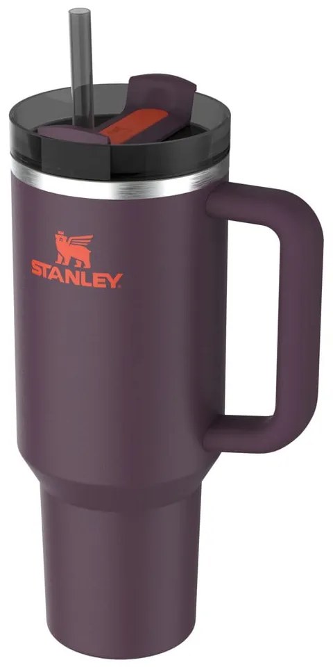 Borraccia termica viola scuro in acciaio inox 1,18 l Quencher H2.0 FlowState Tumbler Plum – Stanley