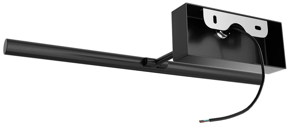 Lampada LED da Specchio 40cm Nera 6W IP54 - da Parete Colore Bianco Naturale 4.000K