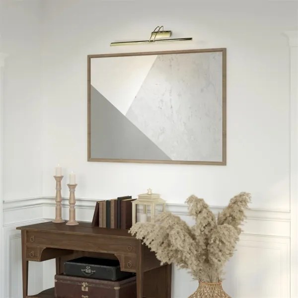 Searchlight 8343PB - Lampada LED per quadri LED/14W/230V oro