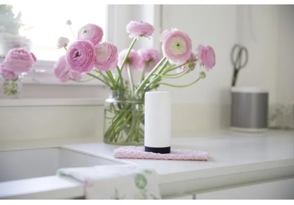 WENKO 54670100 - Dispenser EASY SQUEEZ-E 6x14 cm bianco/nero