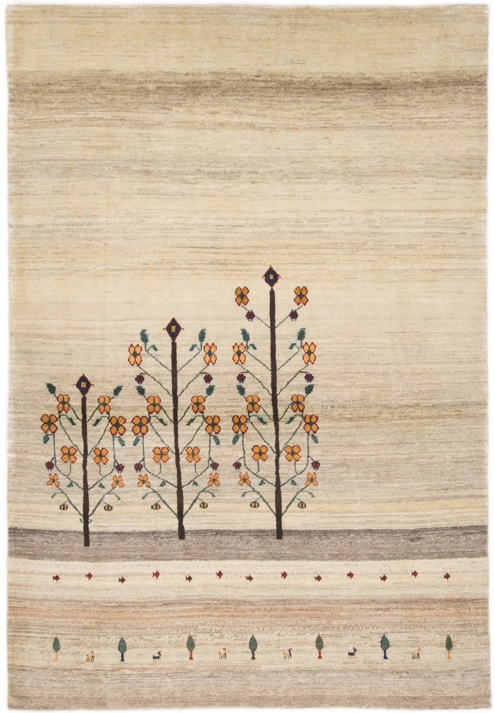 Loribaft Tappeto 160 x 240 Beige (Iran) Annodato A Mano
