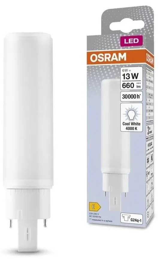 Lampadina LED G24q-1/6W/230V 4000K - Osram