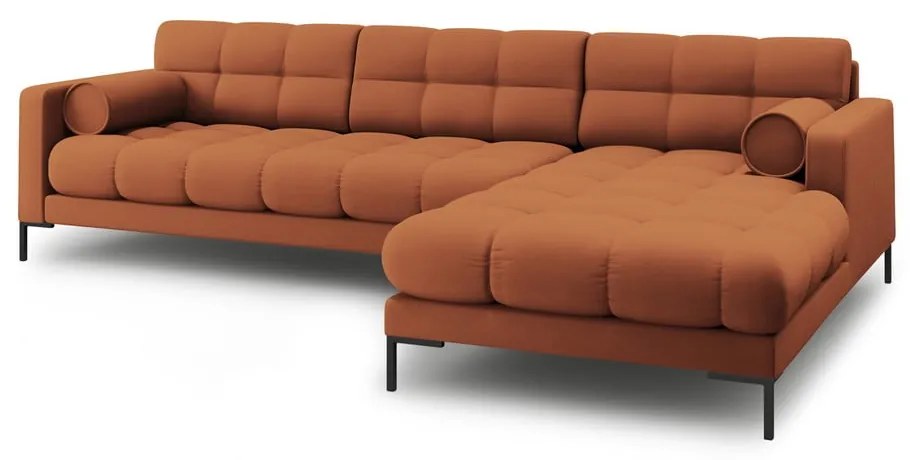 Divano angolare color mattone (angolo destro) Bali - Cosmopolitan Design