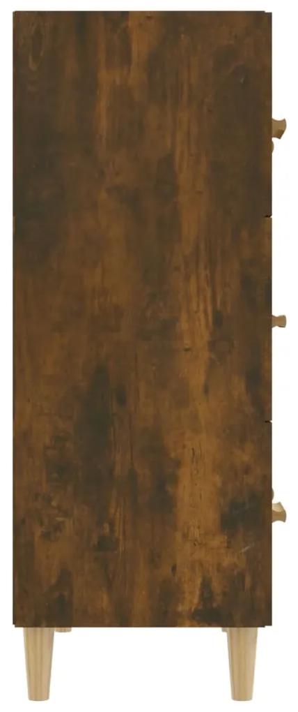 Credenza rovere fumo 70x34x90 cm in legno multistrato