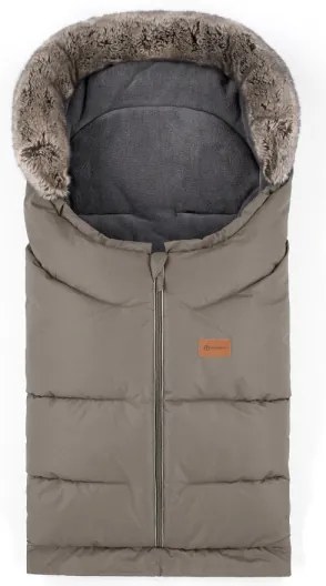 PETITE&amp;MARS - SET Coprigambe per bambini 4in1 ARCTIC + stroller mano muffs Mocha Mousse