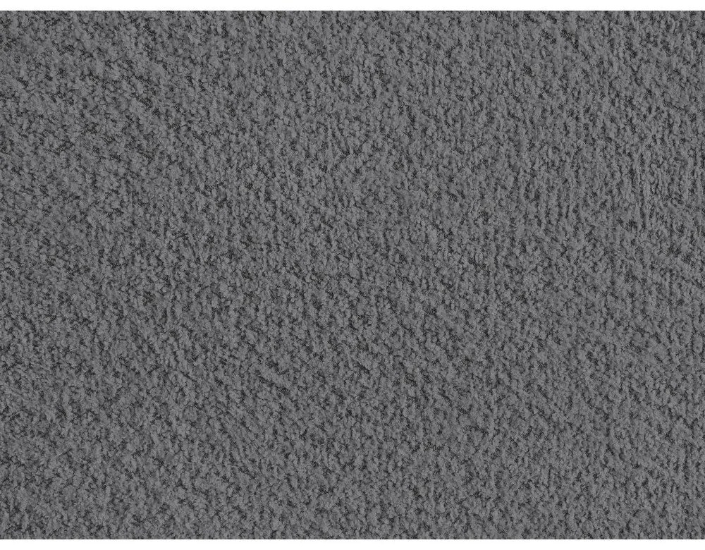 Letto matrimoniale imbottito grigio scuro con contenitore/senza testiera con rete inclusa 160x200 cm Inera – Bobochic Paris