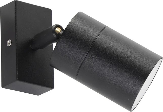 Applique da esterno smart nera IP44 incl. WiFi GU10 - Solo