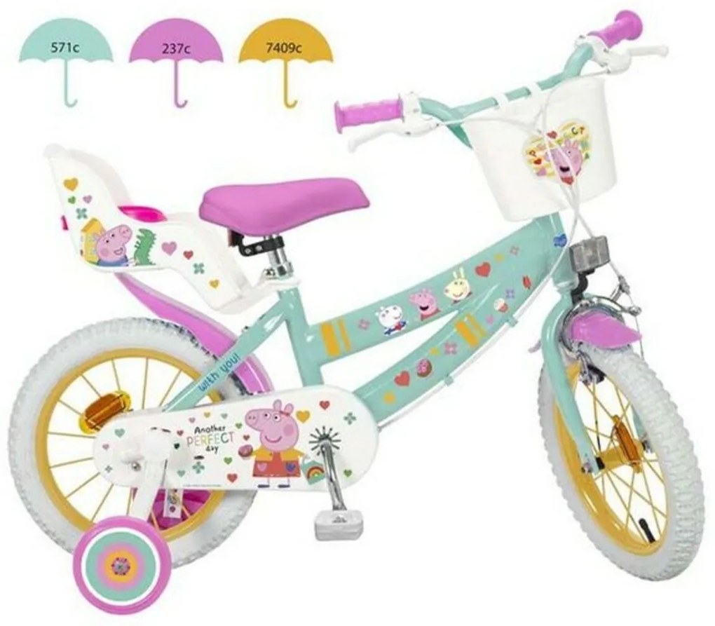 Bicicletta per Bambini Toimsa Peppa Pig 5-8 Anni (16")