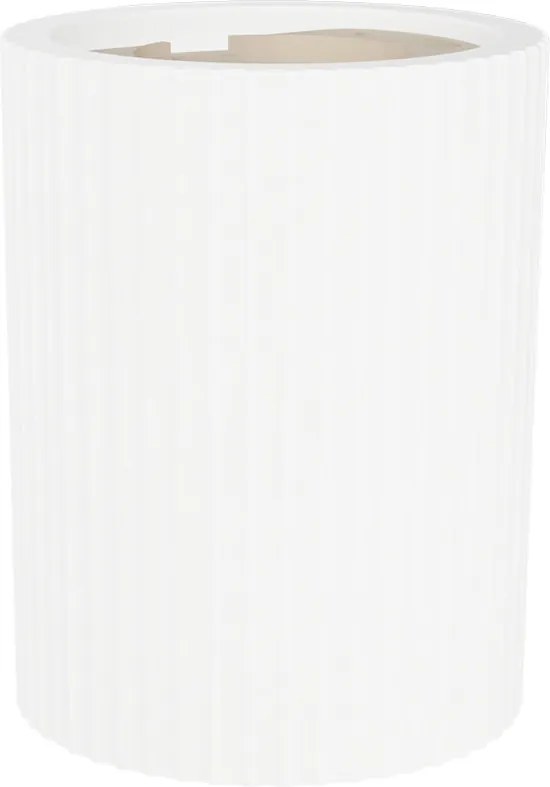 Plafoniera Cilindrica Ø70x90mm GU10 in Gesso Rigato Pitturabile