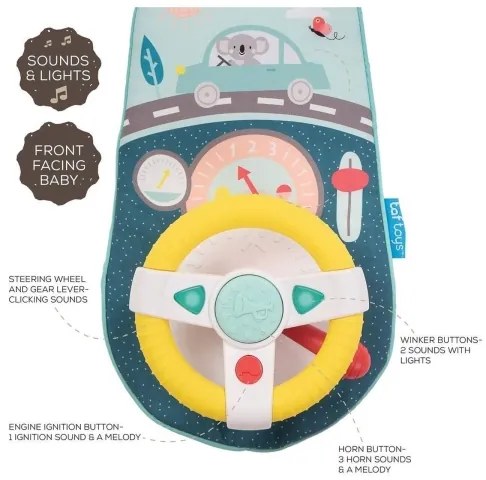 Taf Toys - Auto giocattolo con ruota Koala 2xAA