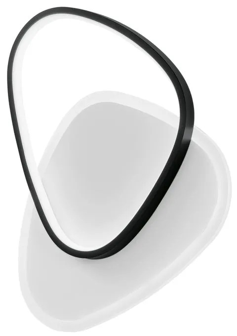 Plafoniera LED Ayrton Ø 42 cm nero IP20, 4600 lumen LUCE AMBIENTE DESIGN