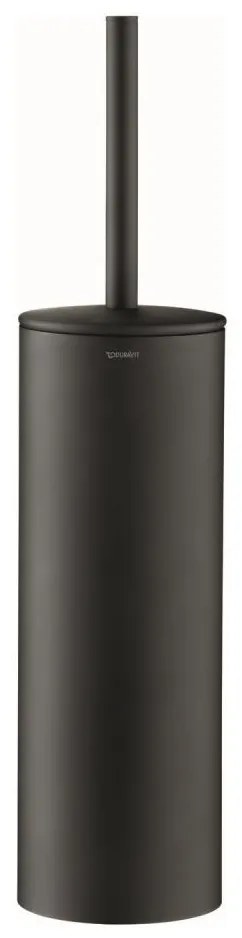 Duravit 99284600 - Scopino per WC da terra D‑CODE, nero opaco