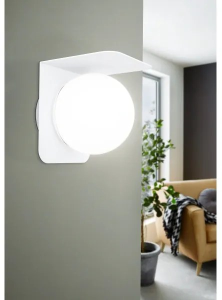 Eglo 99582 - Applique da esterno CORRIENTES 1xE27/15W/230V IP44 bianca