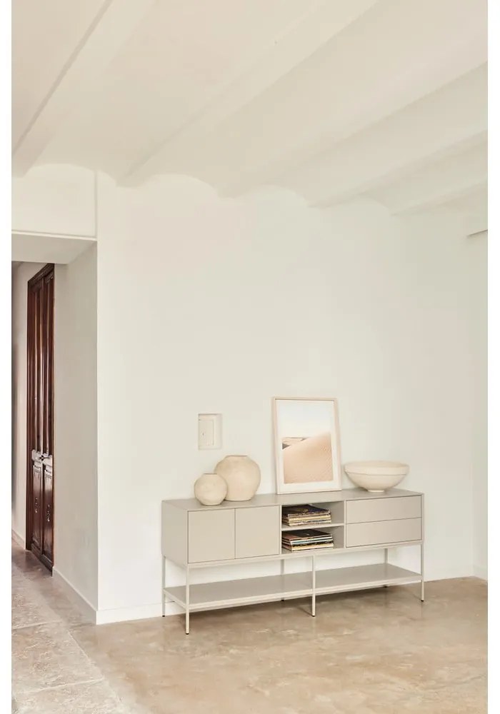 Mobile TV nero 175x74x45 cm Platt – Teulat