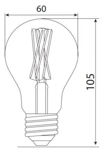 Lampada LED 2,5W E27 DarkLight Colore  Bianco Naturale 4.000K