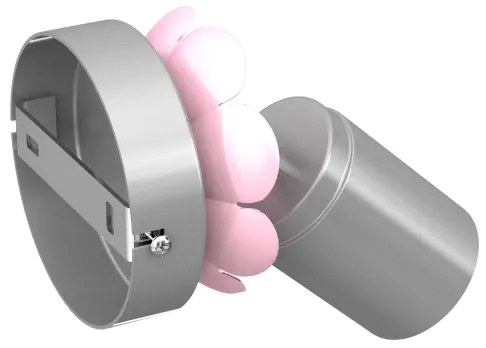 Faretto da muro FLOWER 1xGU10/8W/230V cromo opaco