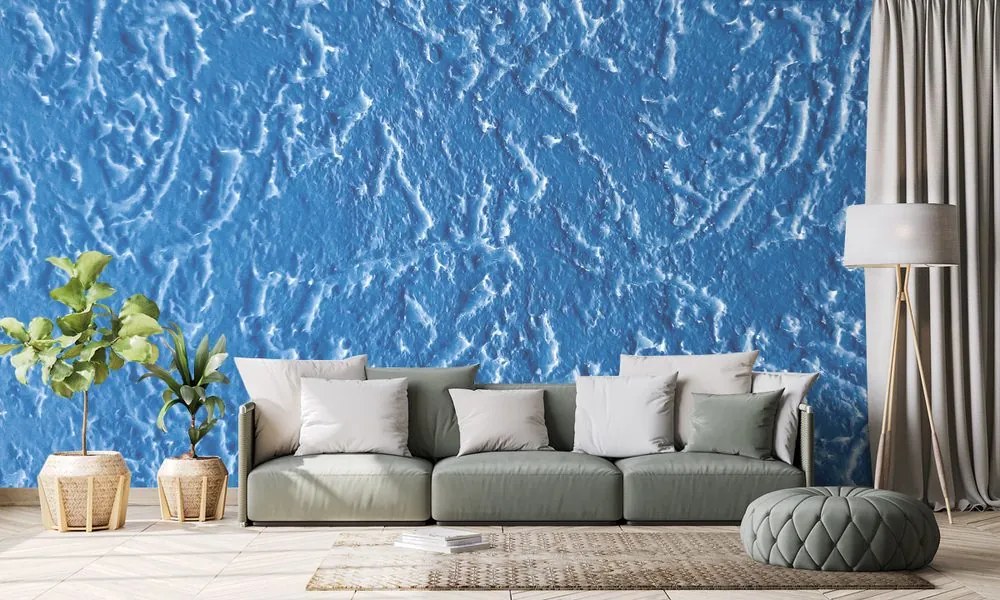 Carta da parati – Struttura Blu