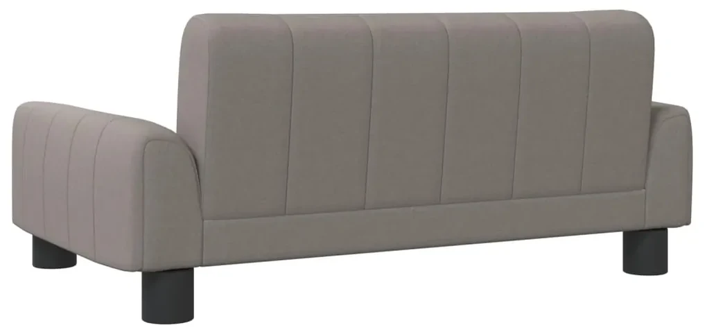 Lettino per cani tortora 70x45x30 cm in tessuto