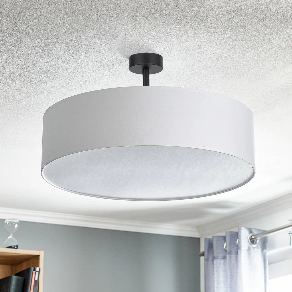 TK Lighting Plafoniere Rondo con distanza, bianco Ø 60cm