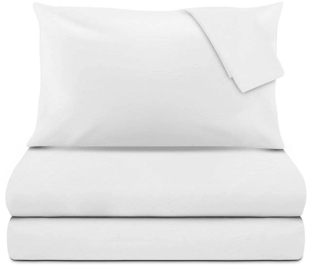 Completo letto matrimoniale bianco Sugar