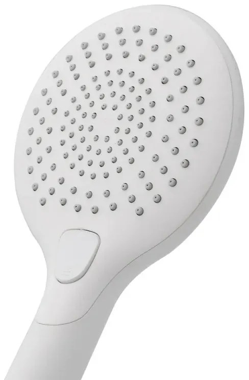 Doccetta tonda 26,5 cm in ABS bianca con 3 getti Hidra