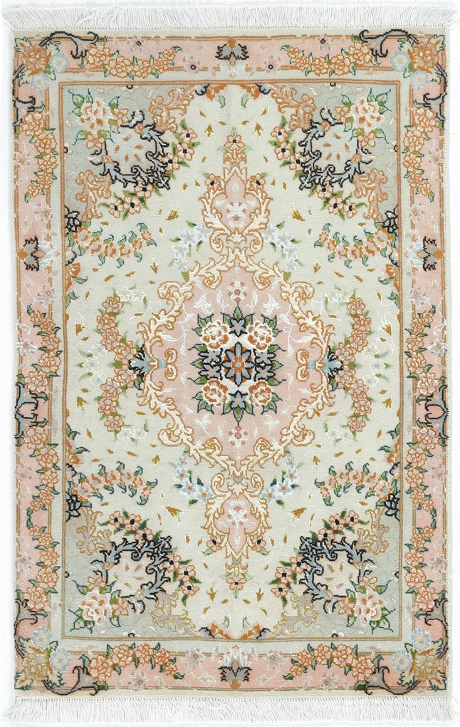 Tabriz Tappeto 60x90 (Iran) Annodato A Mano