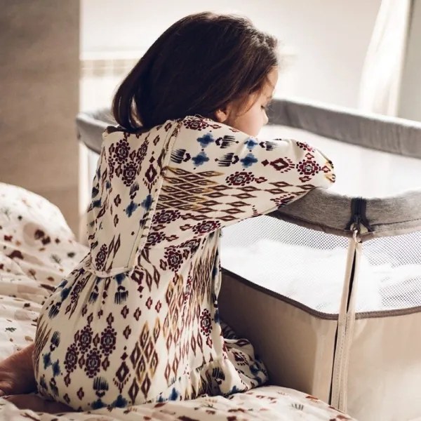 Lionelo - Lettino 3 in 1 per bambini LEONIE grigio/beige