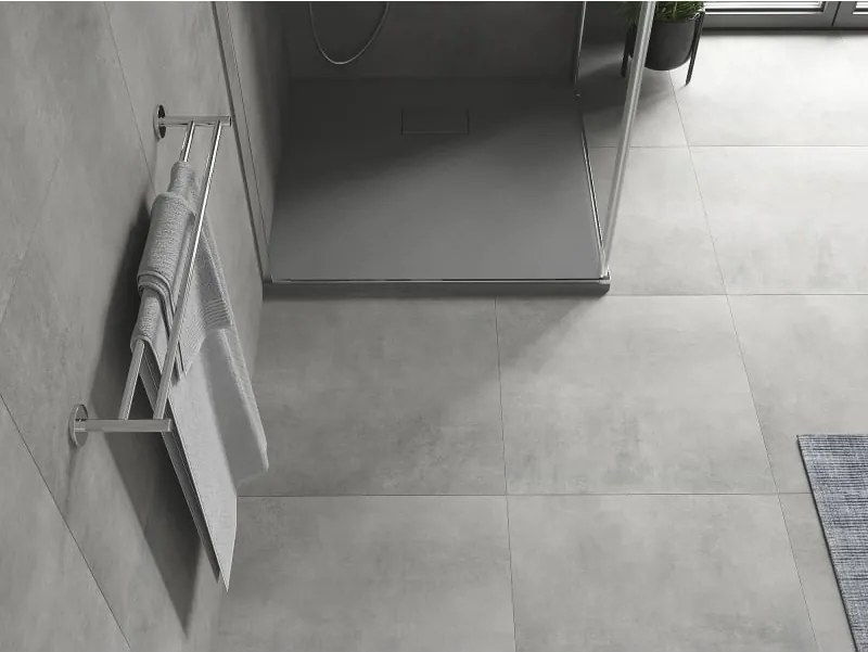 Mexen Hugo piatto doccia quadrato SMC 90 x 90 cm, grigio - 42619090