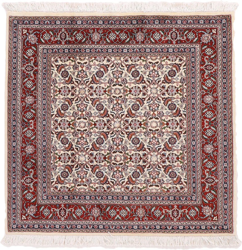 Kashan Tappeto 110x110 (Iran) Annodato A Mano