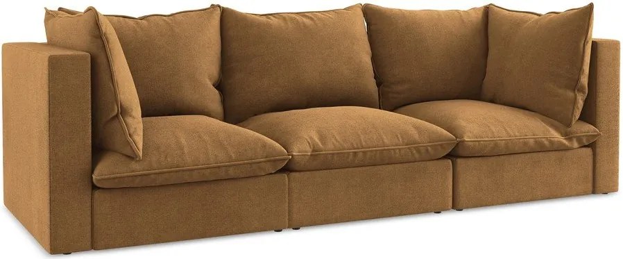 Divano color terracotta 255 cm Manao – Makamii