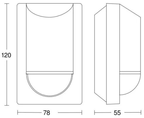 Steinel 034702 - Sensore di movimento da esterno ECO IP54 nero