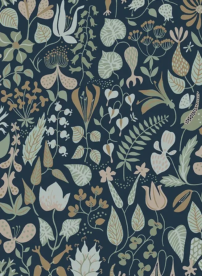 BoråsTapeter Carta da parati Herbarium - 1977