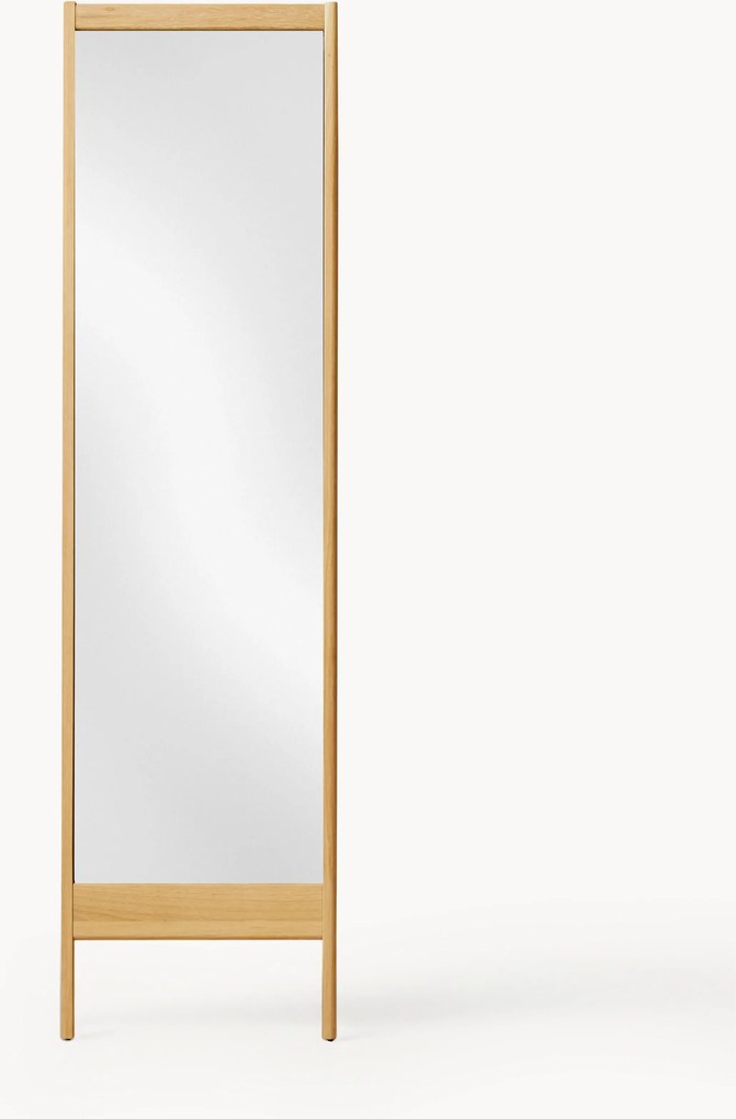 Specchio pendente in legno di quercia A Line
