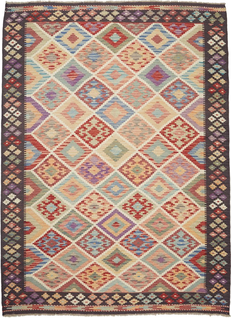 Kilim Tappeto 180x240 (Pakistan) Tessuto A Mano