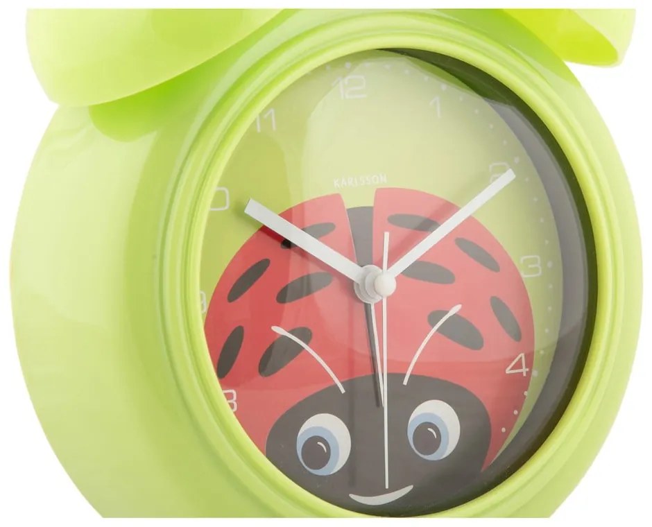 Sveglia per bambini ø 15 cm Peekaboo Ladybug - Karlsson