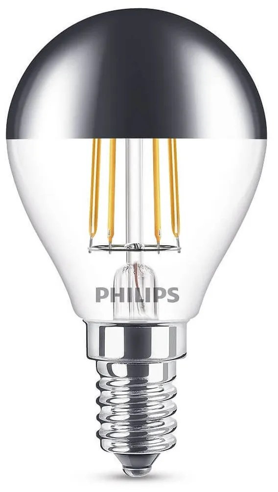 PhilipsPhilips - Lampadina LED 4W Filament Cupola a Specchio Corona (397lm) E14