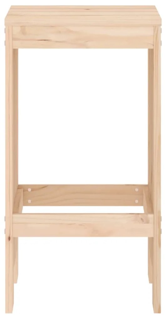 Sgabelli da bar 2 pz 40x36x75 cm in legno massello di pino