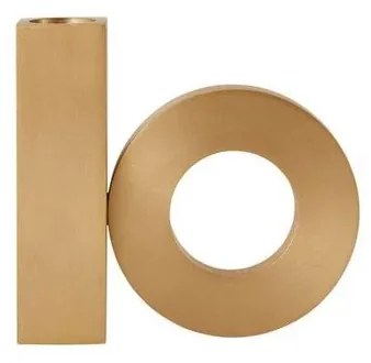 Baari Solid Brushed Brass Candleholder - OYOY Living Design