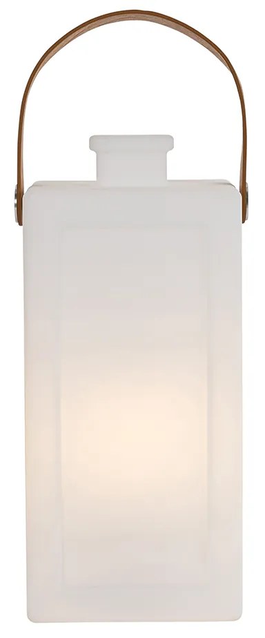 Set di 2 lampade da tavolo bianche effetto fiamma ricaricabili IP44 - Stard