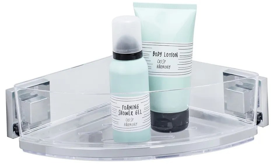 Ripiano angolare autoportante Vacuum-Loc, 19,5 x 28 cm Quadro - Wenko